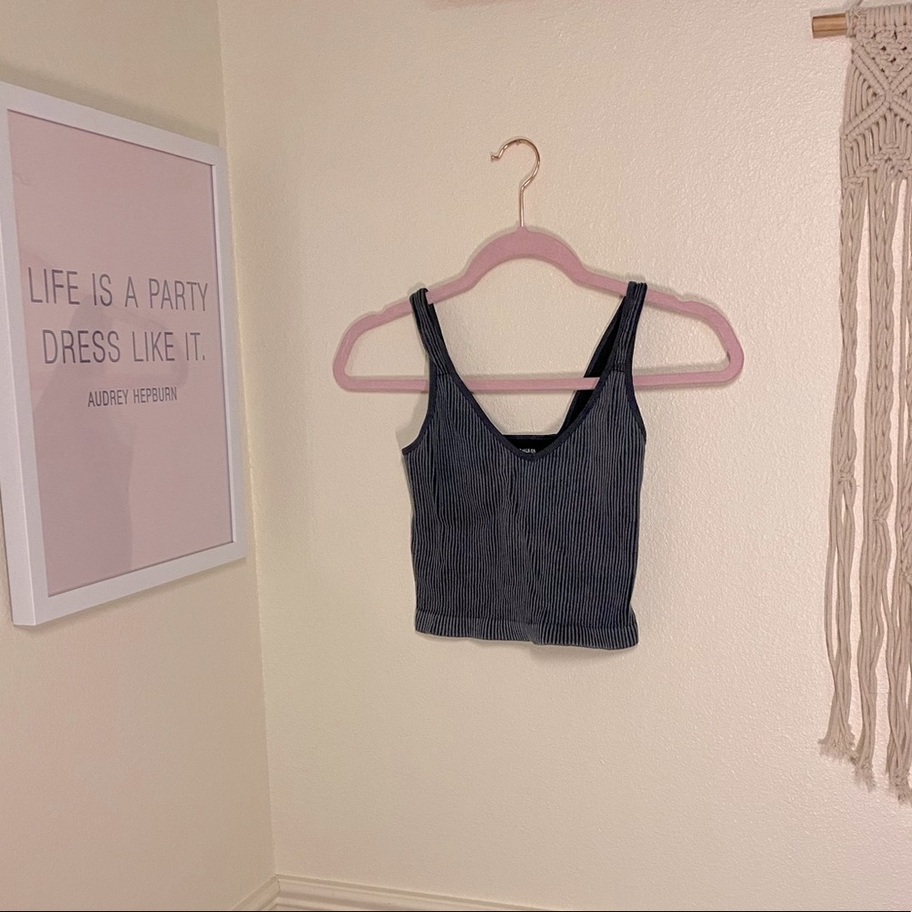 Bella seamless tank- stretchy and ribbed WORN ONCE